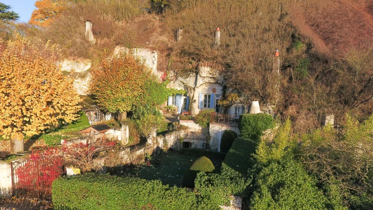 Gite Insolite Troglodytique De La Cave Des Mouret Trôo Exterior foto